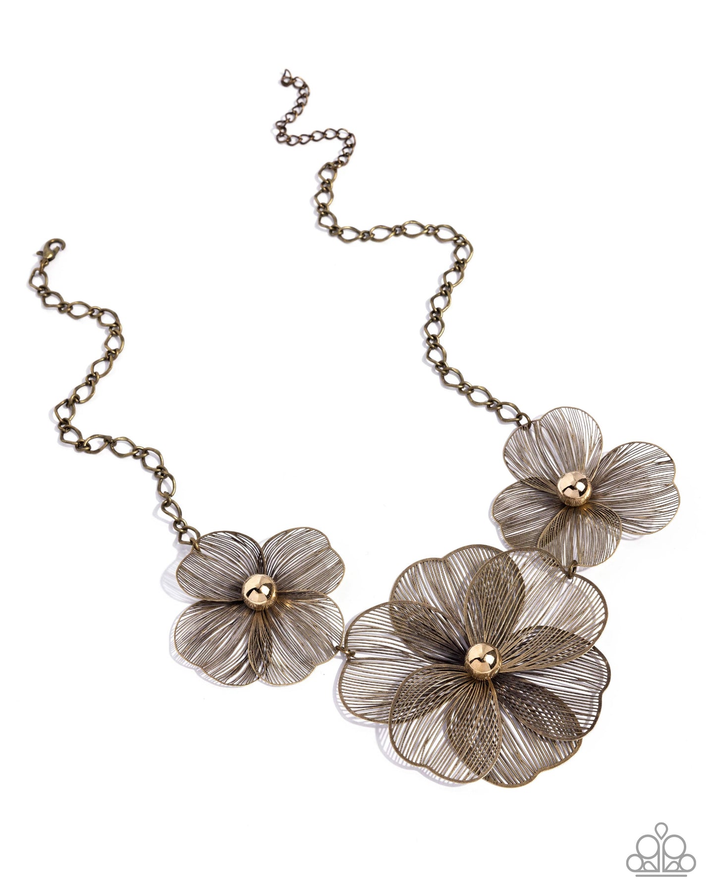 Wiry Wreath - Brass