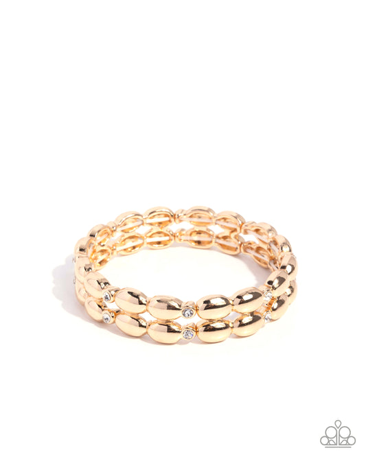 Stacked Statement - Gold
