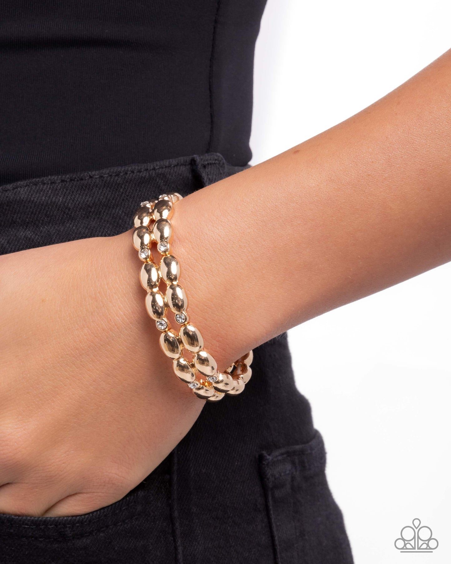 Stacked Statement - Gold