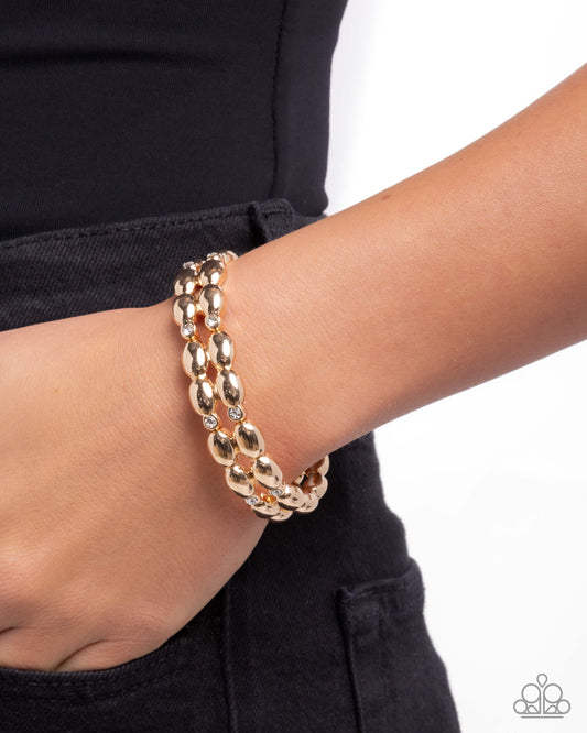 Stacked Statement - Gold