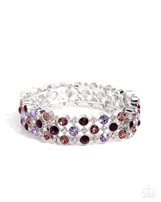 Ladylike Lattice - Purple