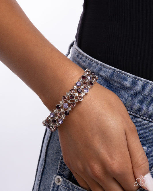 Ladylike Lattice - Purple