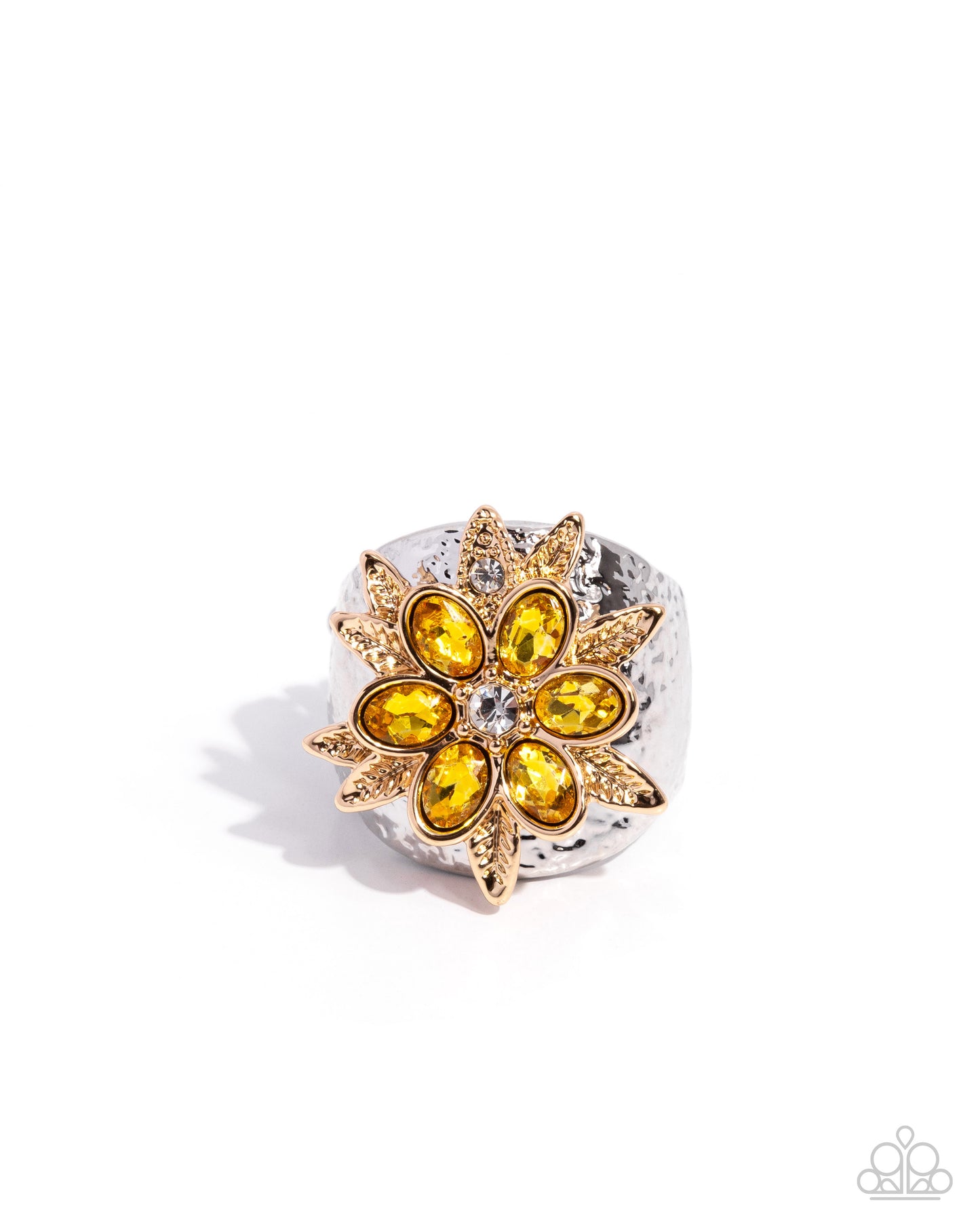 Floral Fermata - Yellow
