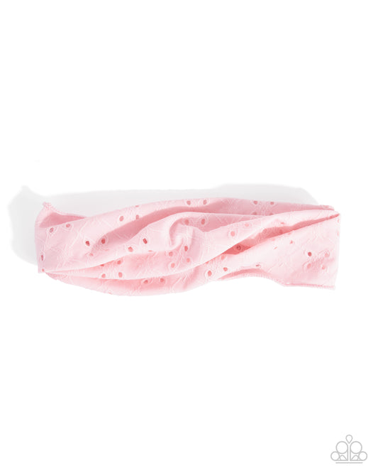Eyelet Elegance - Pink