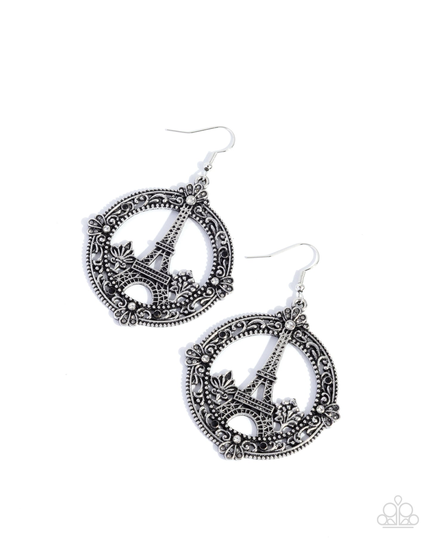 Enamored Eiffel Tower - Black