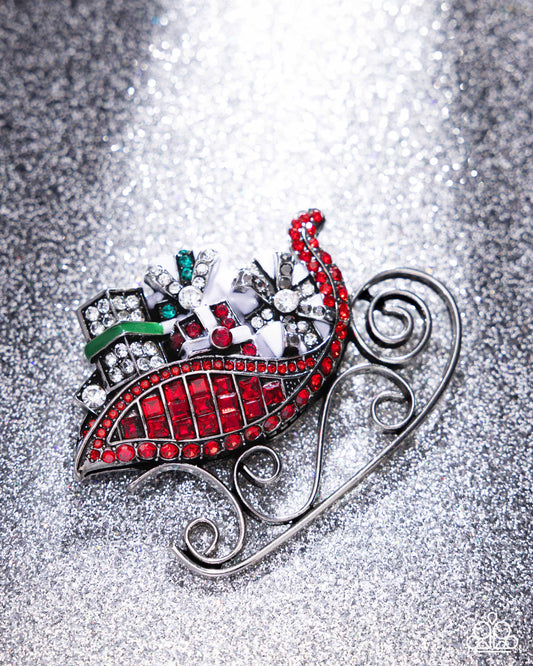 Sledding Shimmer - Red