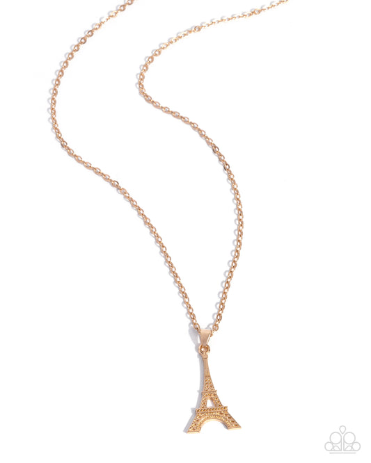 Eiffel Tower Eloquence - Gold