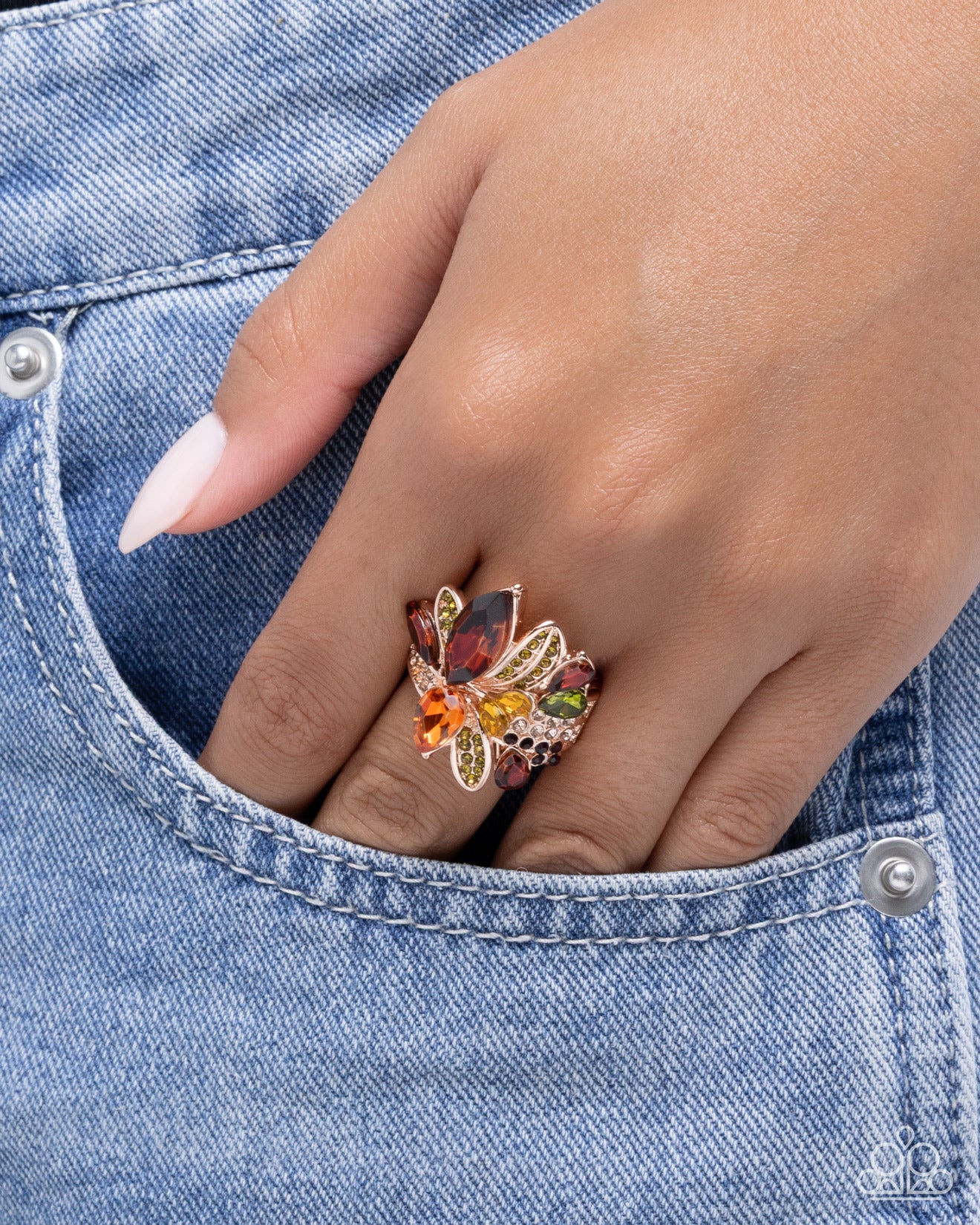 Captivating Cluster - Rose Gold