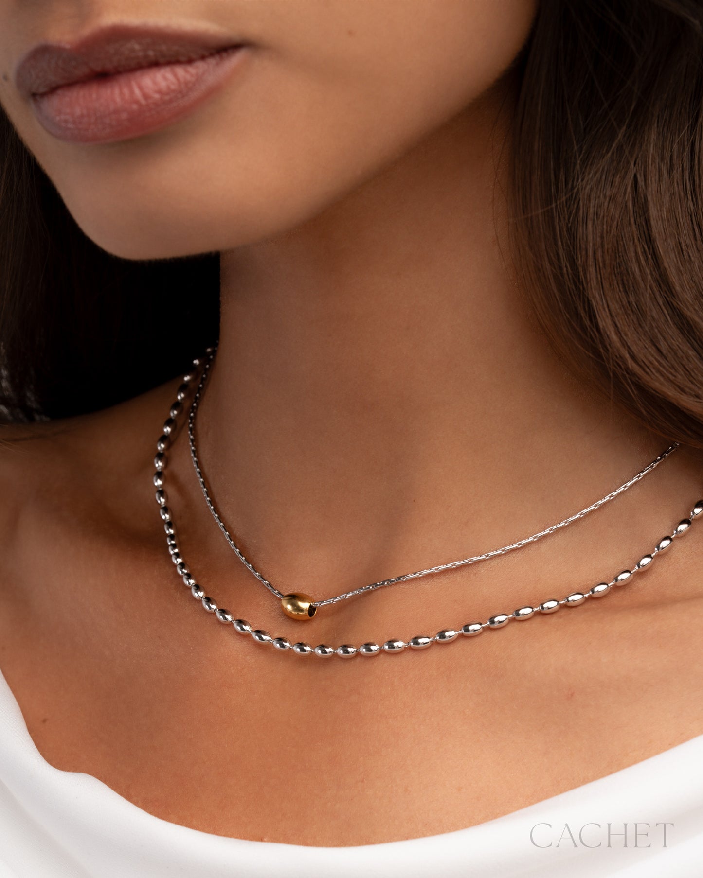 Mirel - 18K Gold/Rhodium