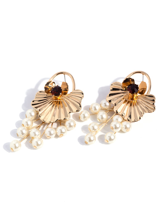 Flared Fringe - Brown