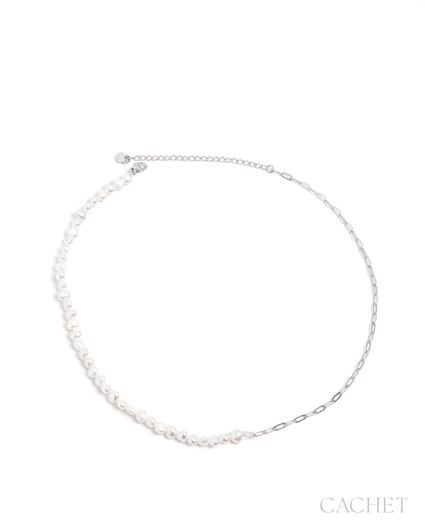 Prete - Rhodium Necklace