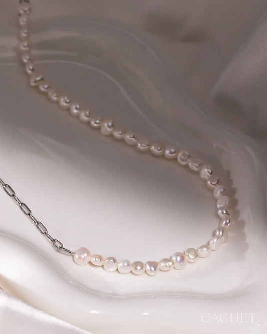 Prete - Rhodium Necklace