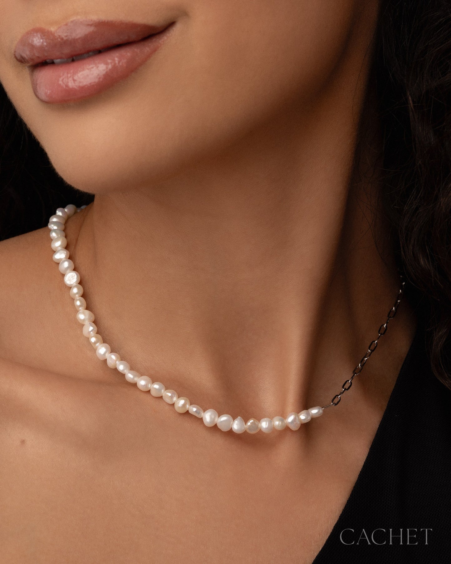 Prete - Rhodium Necklace