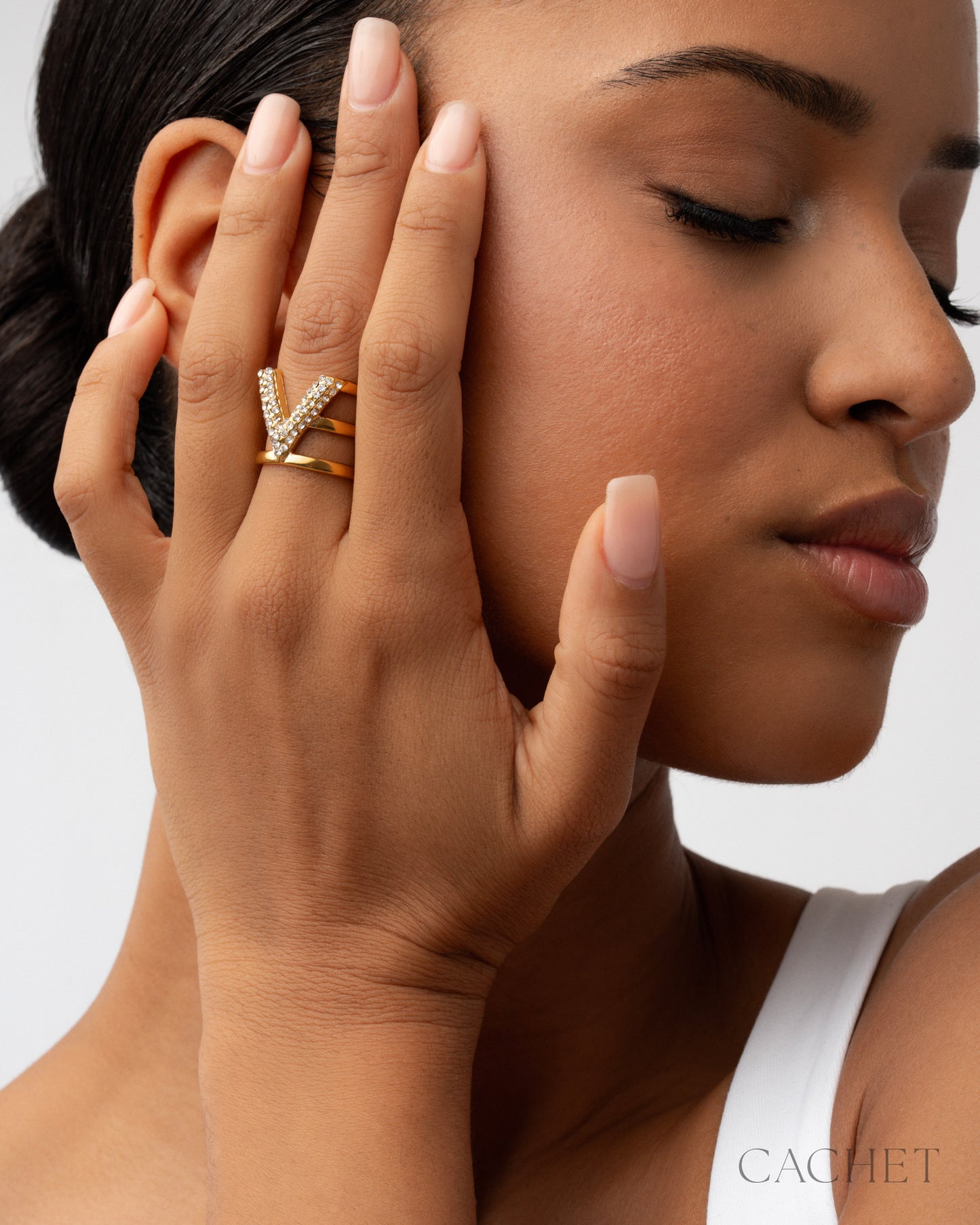 AffinÃ©  - Size 7 -  18K Gold