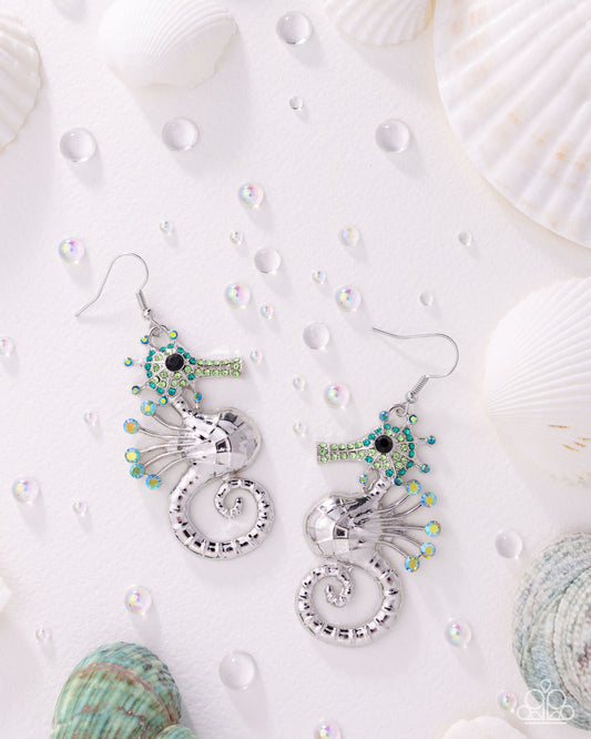 Sea Horse Shimmer - Green