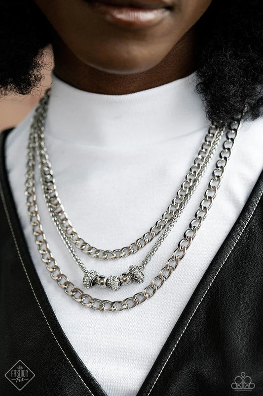 Layered Loyalty - White - Paparazzi Accessories