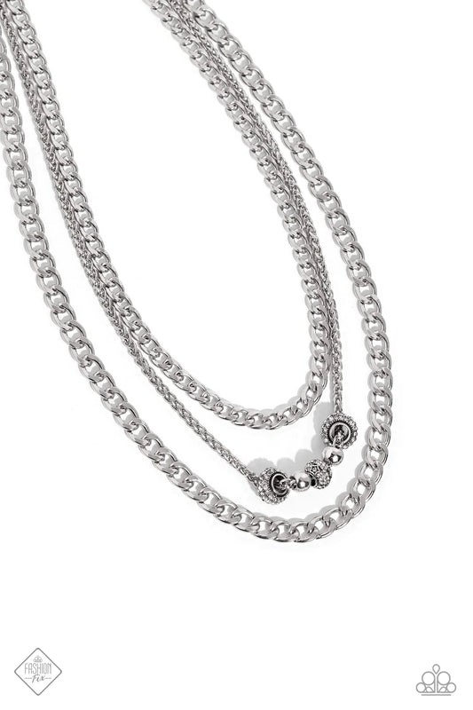 Layered Loyalty - White - Paparazzi Accessories