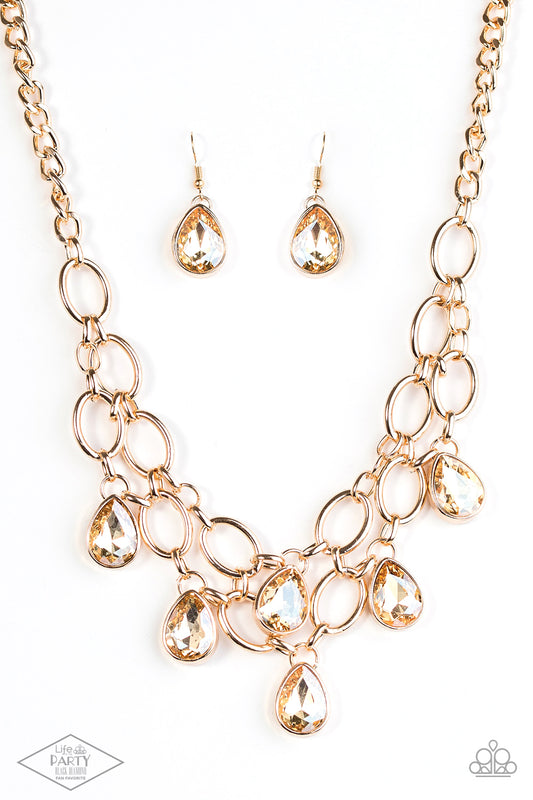 Show-Stopping Shimmer - Gold - Paparazzi Accessories