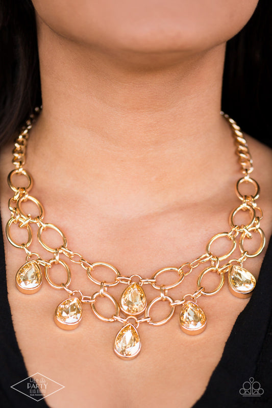 Show-Stopping Shimmer - Gold - Paparazzi Accessories