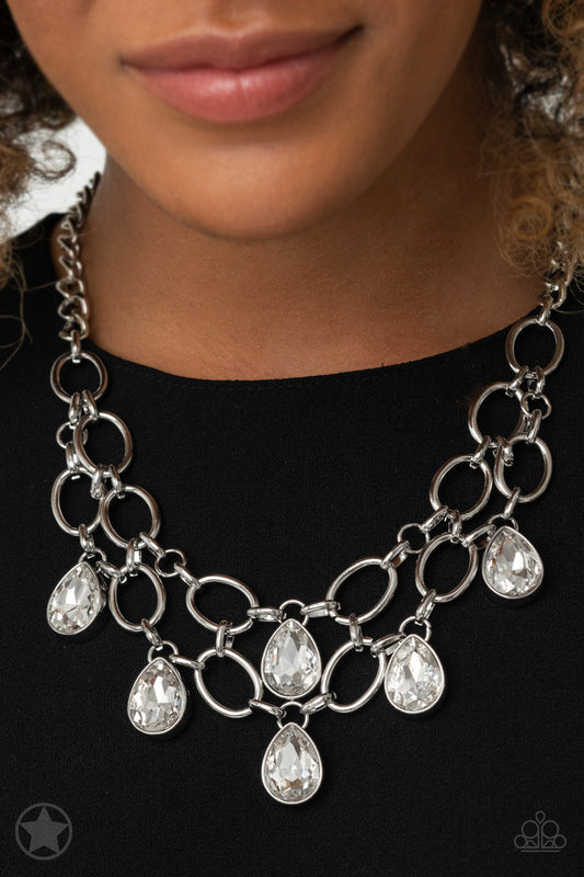 Show-Stopping Shimmer - White - Paparazzi Accessories