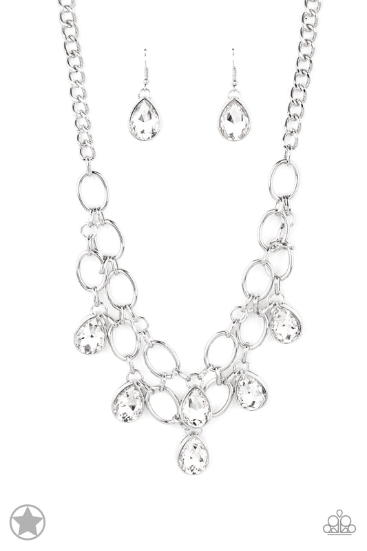 Show-Stopping Shimmer - White - Paparazzi Accessories