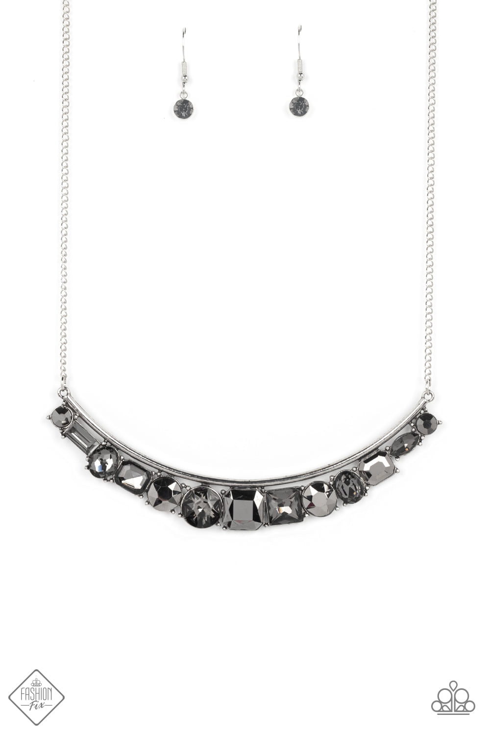 The Only SMOKE-SHOW in Town - Silver - Paparazzi Accessories