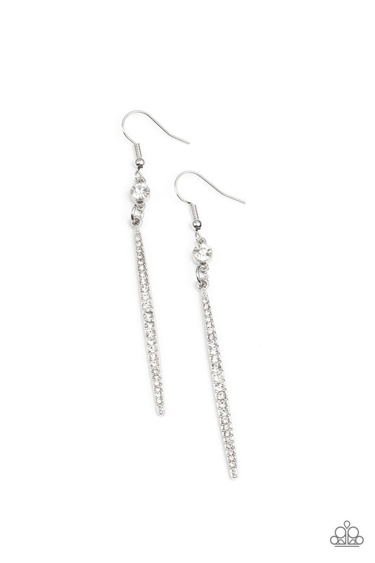 Skyscraping Shimmer - White - Paparazzi Accessories