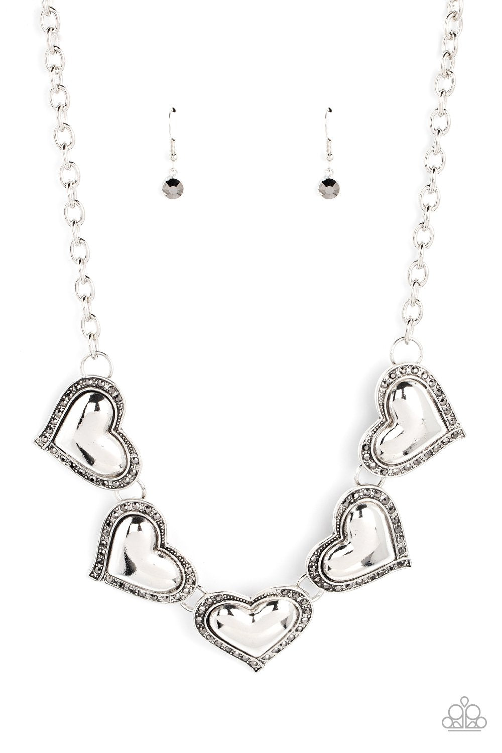 Kindred Hearts - Silver - Paparazzi Accessories