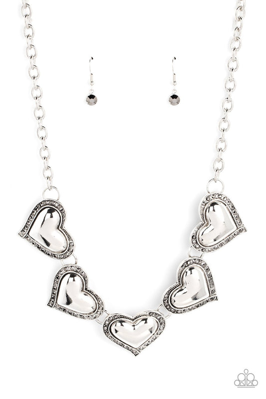 Kindred Hearts - Silver - Paparazzi Accessories