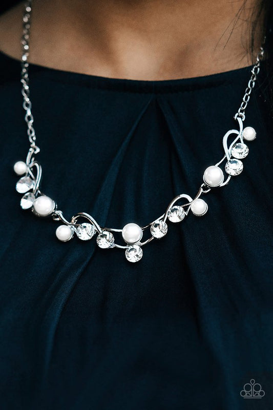 Tie The Knot - White - Paparazzi Accessories