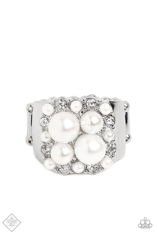 Opulent Overture - White - Paparazzi Accessories