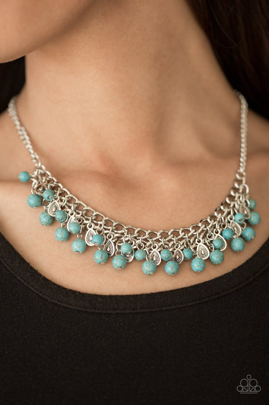 Poshly Paleo - Blue - Paparazzi Accessories