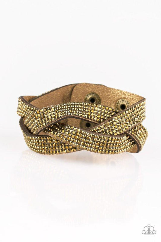 Nice Girls Finish Last - Brass - Paparazzi Accessories