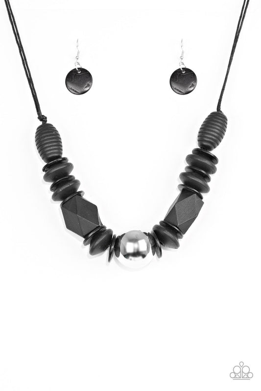 Grand Turks Getaway - Black - Paparazzi Accessories