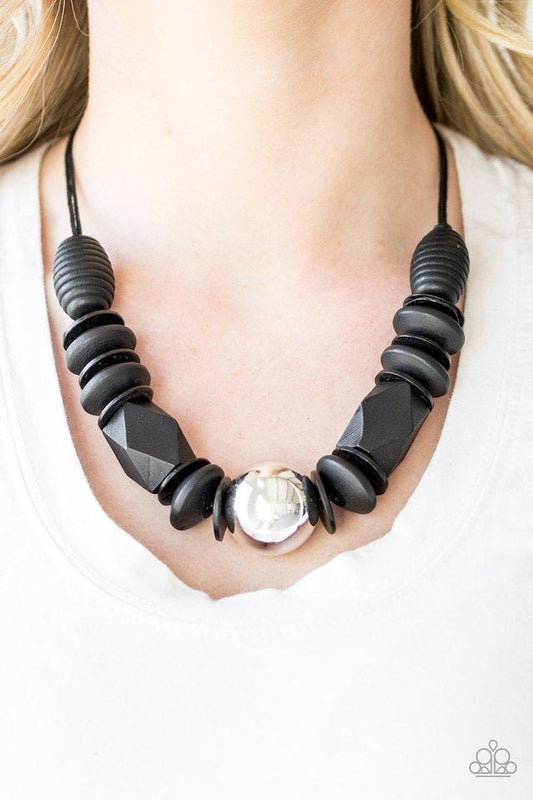 Grand Turks Getaway - Black - Paparazzi Accessories