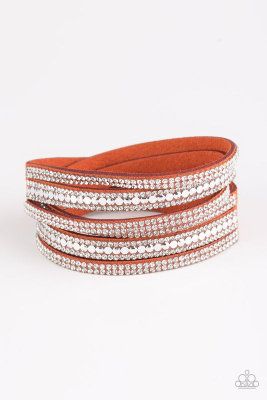 Rock Star Attitude - Orange - Paparazzi Accessories