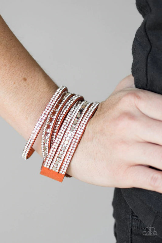 Rock Star Attitude - Orange - Paparazzi Accessories