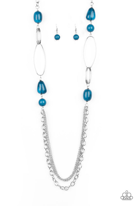 Pleasant Promenade - Blue - Paparazzi Accessories