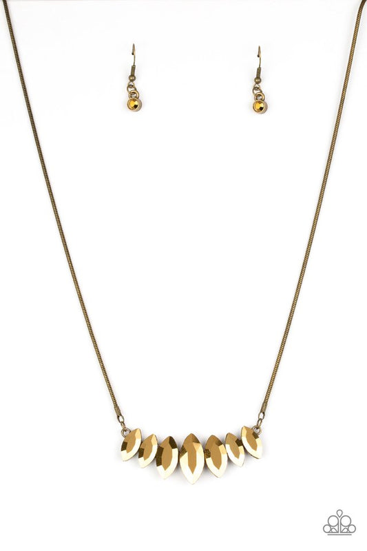 Leading Lady - Brass - Paparazzi Accessories