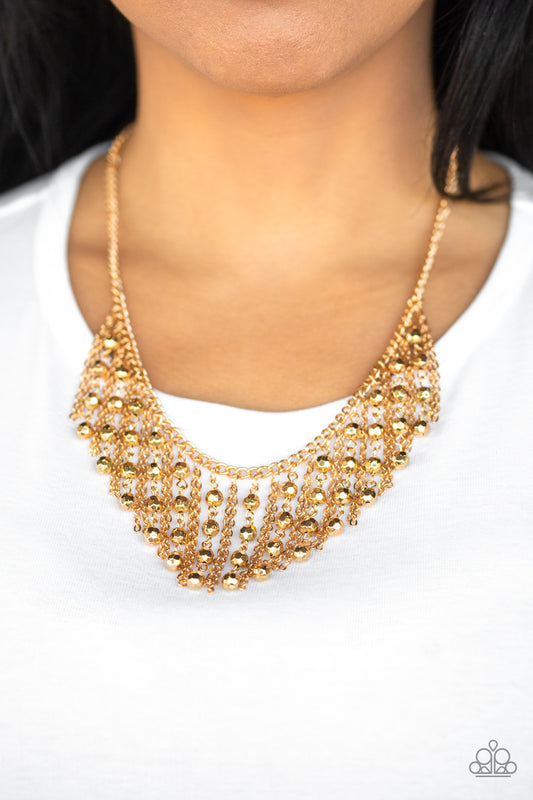 Rebel Remix - Gold - Paparazzi Accessories