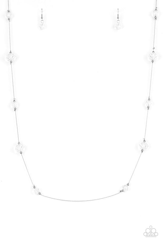 Champagne On The Rocks - White - Paparazzi Accessories