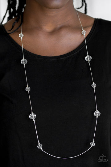 Champagne On The Rocks - White - Paparazzi Accessories