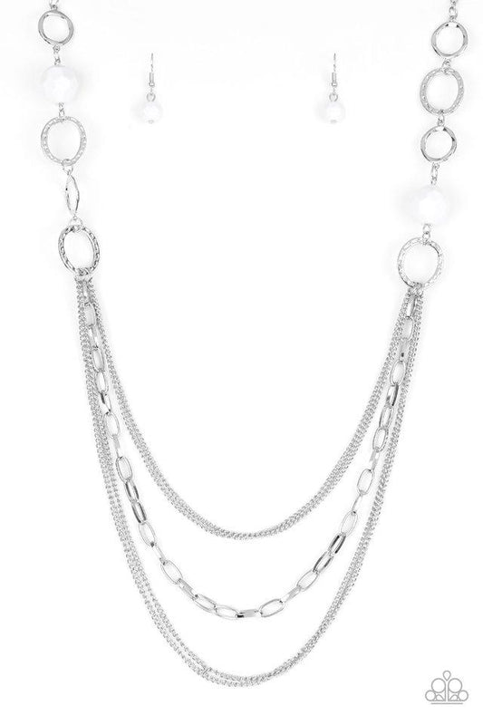 Margarita Masquerades - White - Paparazzi Accessories