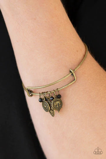 The Elephant In The Room - Brass - Paparazzi Accessories