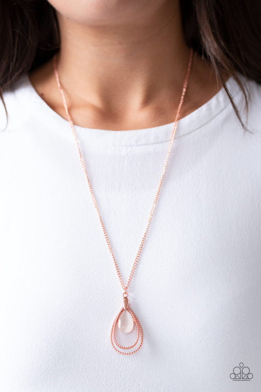 Teardrop Tranquility - Copper - Paparazzi Accessories