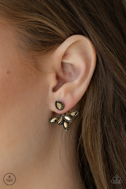 A Force To BEAM Reckoned With - Brass - Paparazzi Accessories