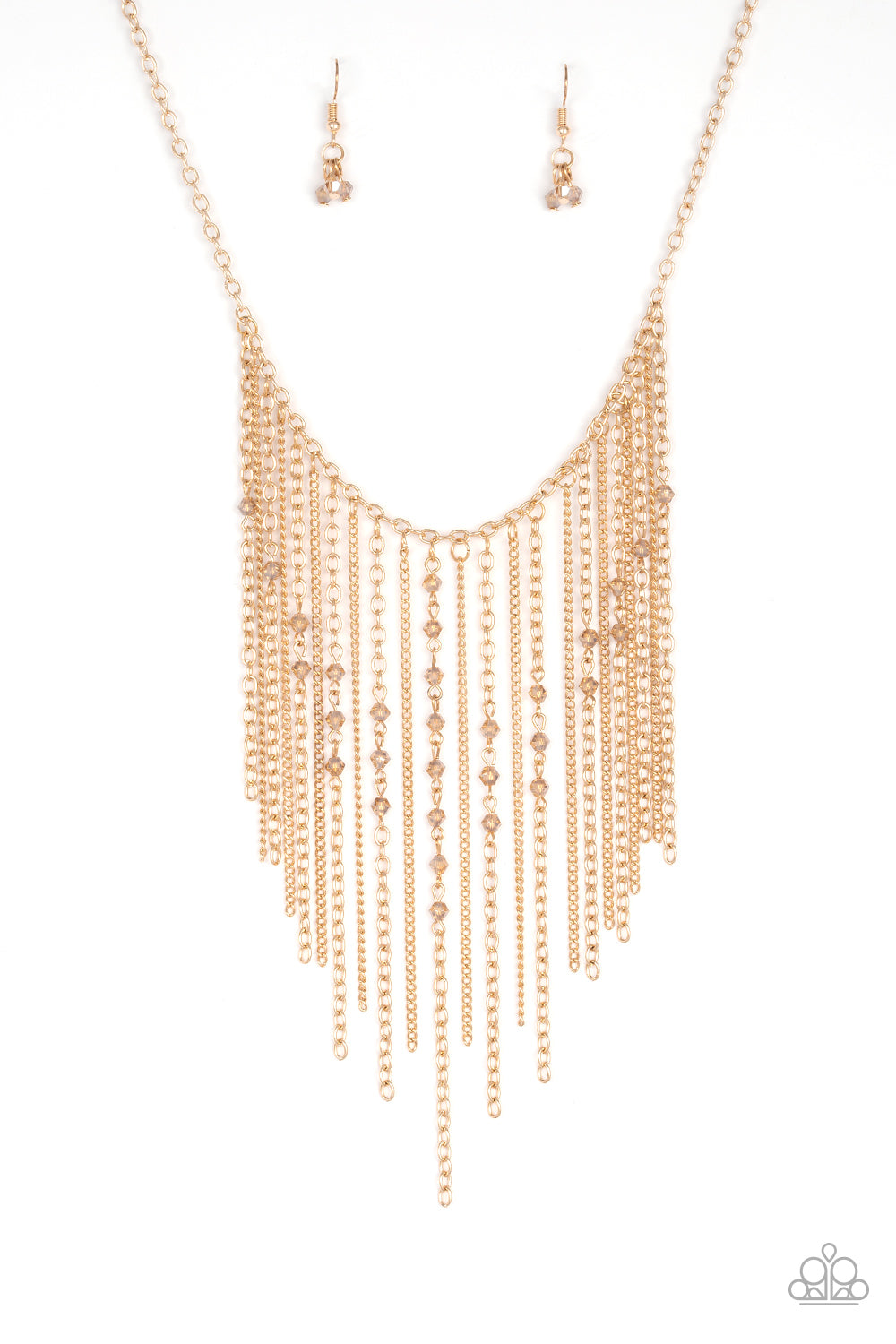 First Class Fringe - Gold - Paparazzi Accessories