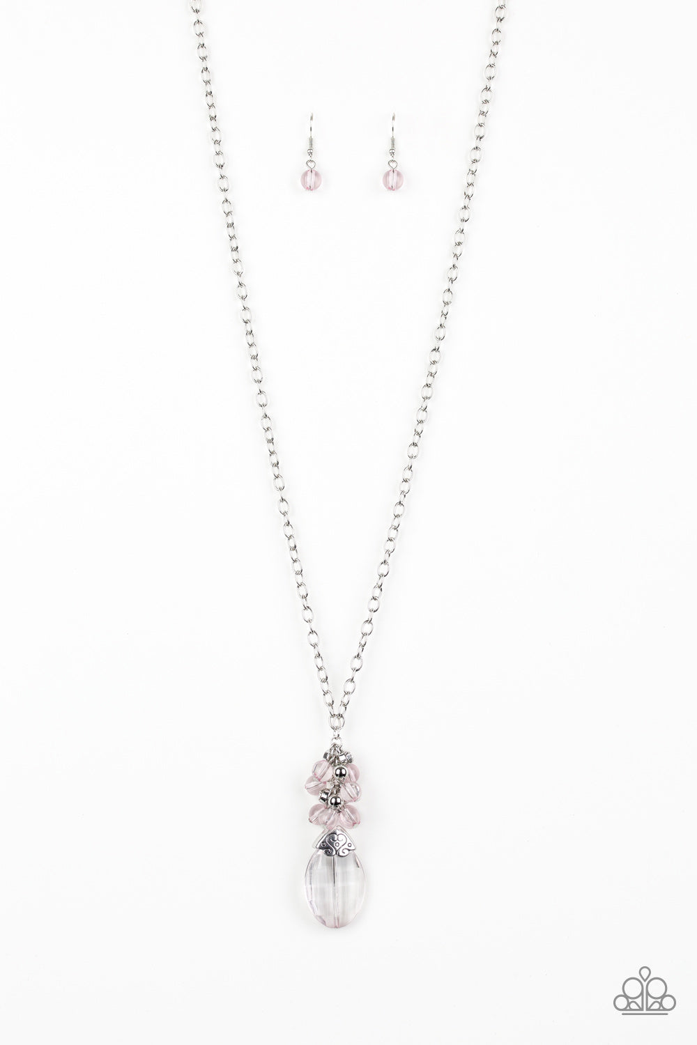 Crystal Cascade - Pink - Paparazzi Accessories