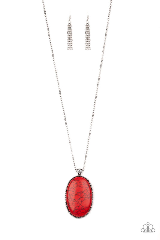 Stone Stampede - Red - Paparazzi Accessories