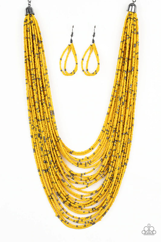 Rio Rainforest- Yellow - Paparazzi Accessories